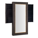 Big Sky Floor Mirror w/Jewelry Storage, Furrowed Bark-Accessories-High Fashion Home