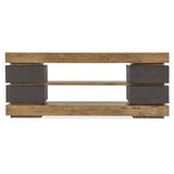 Big Sky Entertainment Console, Vintage Natural-Furniture - Accent Tables-High Fashion Home