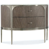 Modern Mood 2 Drawer Nightstand, Mink