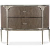 Modern Mood 2 Drawer Nightstand, Mink