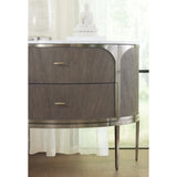 Modern Mood 2 Drawer Nightstand, Mink