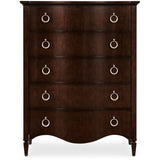 Bella Donna 5 Drawer Chest, Caviar