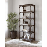 Retreat Pole Rattan Bookcase-Furniture - Storage-High Fashion Home