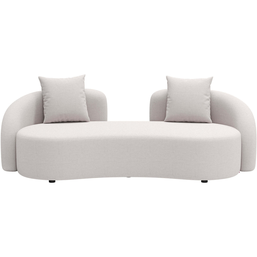 Sunny Isles Loveseat, Beige-Furniture - Sofas-High Fashion Home