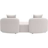 Sunny Isles Loveseat, Beige-Furniture - Sofas-High Fashion Home