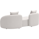 Sunny Isles Loveseat, Beige-Furniture - Sofas-High Fashion Home