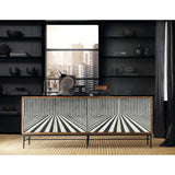 Linear Perspective Credenza-Furniture - Storage-High Fashion Home