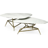 Orlando Marble Coffee Table-Furniture - Accent Tables-High Fashion Home