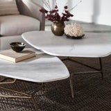 Orlando Marble Coffee Table-Furniture - Accent Tables-High Fashion Home