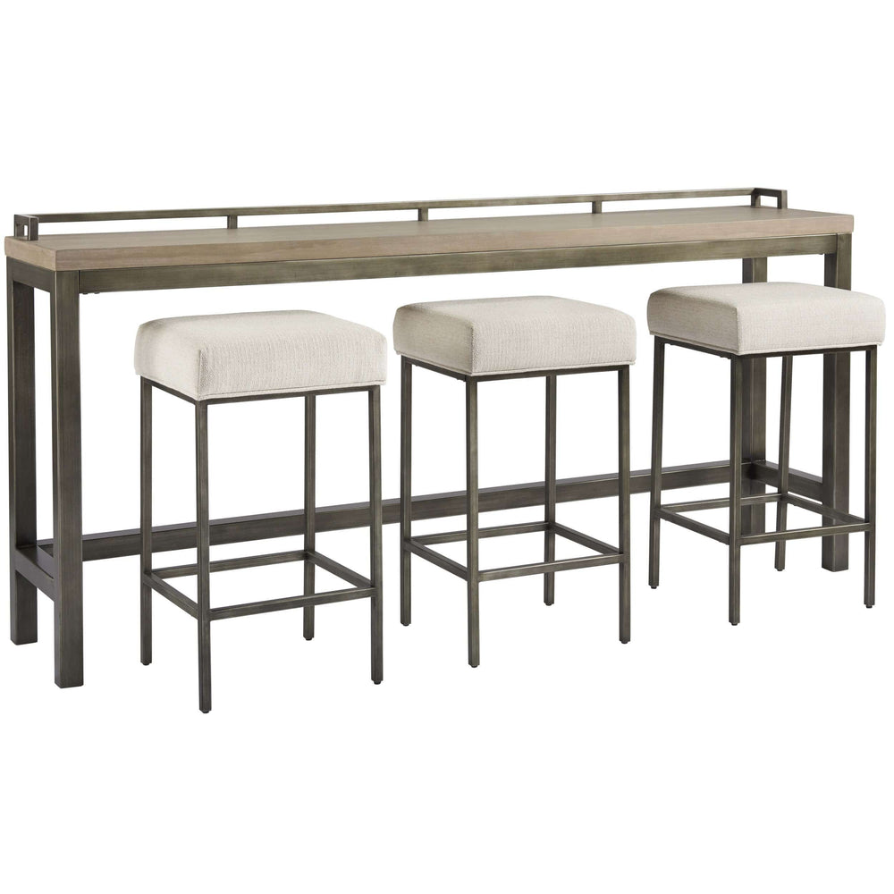 Mitchell Console Table with 3 Stools-Furniture - Dining-High Fashion Home