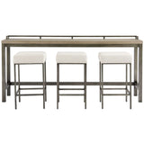 Mitchell Console Table with 3 Stools-Furniture - Dining-High Fashion Home