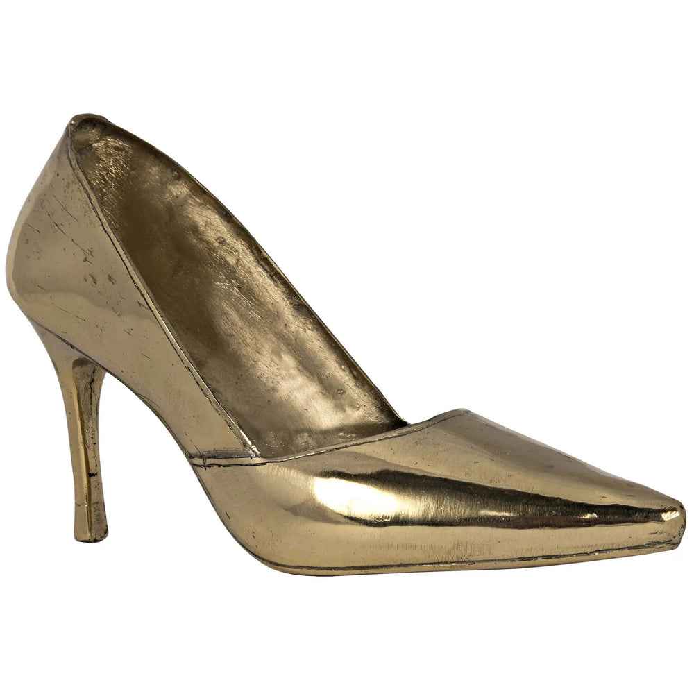 Heel Sculpture, Antique Brass-Accessories-High Fashion Home