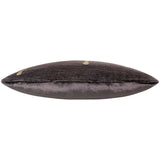 Adele Pillow, Charcoal/Gold-Accessories-High Fashion Home