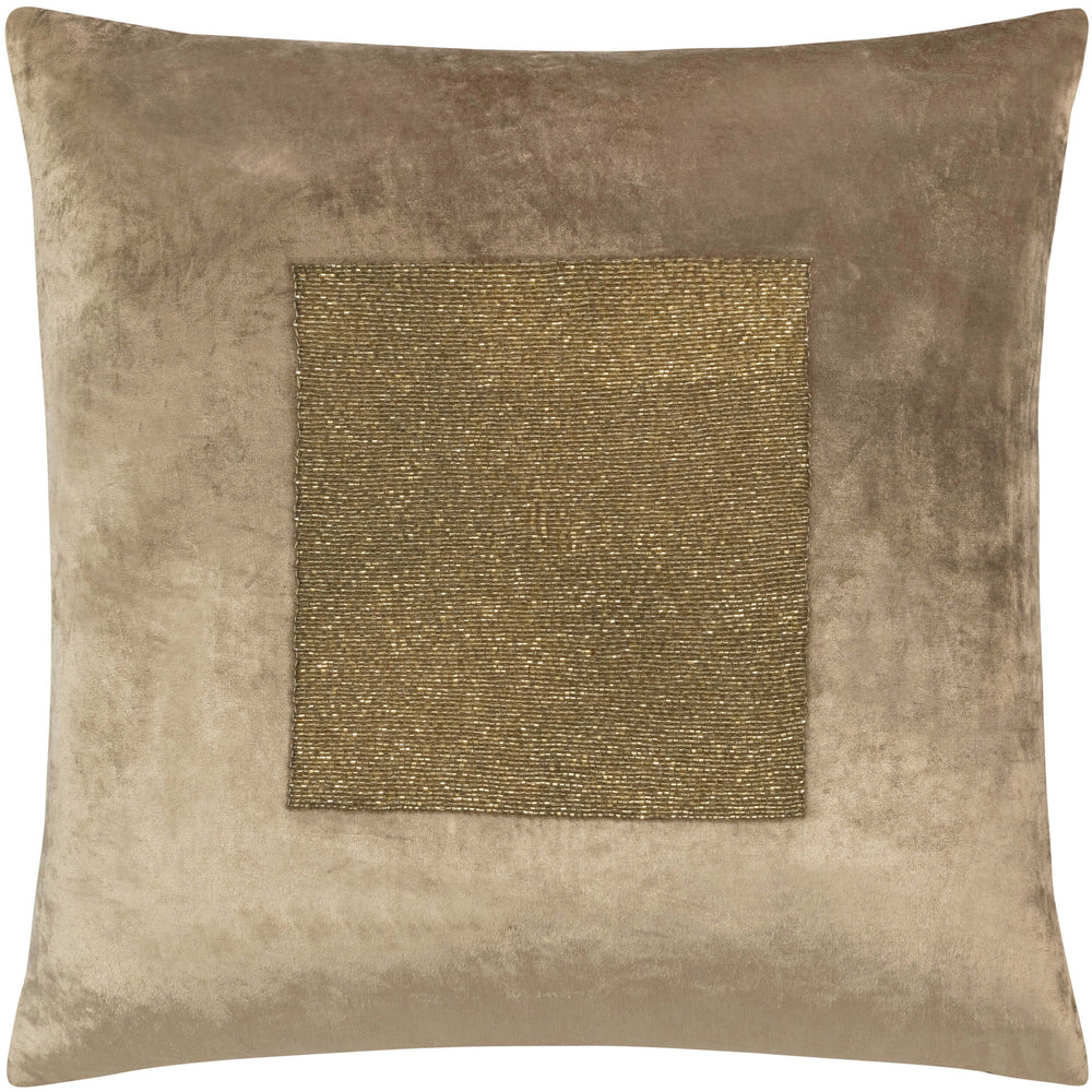 Aida Stone Pillow, Gold-Accessories-High Fashion Home