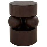 Taos End Table, Dark Cinder-Furniture - Accent Tables-High Fashion Home