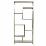 Monroe Bookcase, Antique Nickel