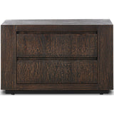 Abaso Nightstand, Ebony Rustic-Furniture - Bedroom-High Fashion Home