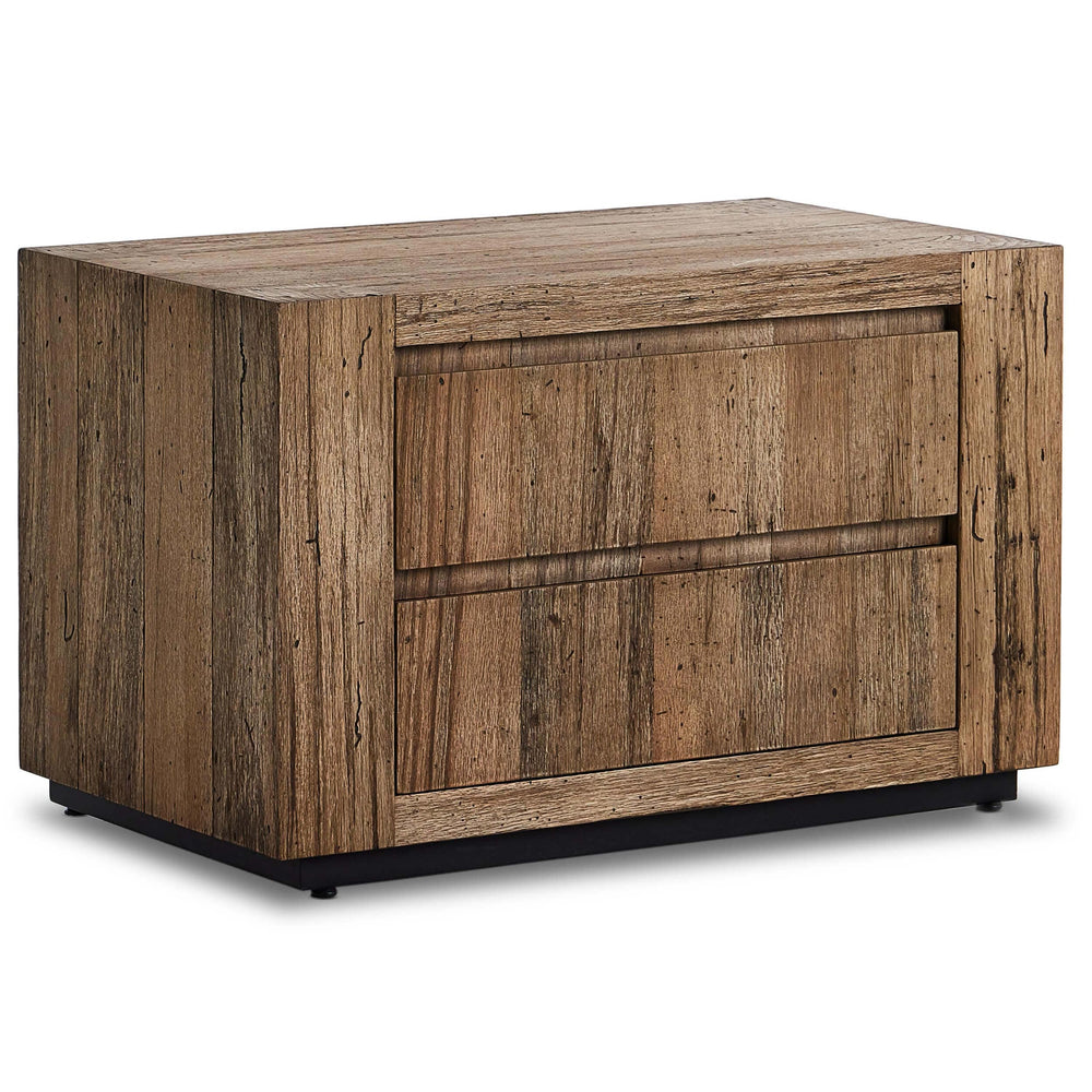 Abaso Nightstand, Rustic Wormwood