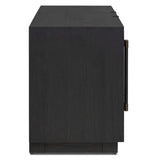 Adolfo Media Console, Modern Black-Furniture - Storage-High Fashion Home