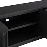 Adolfo Media Console, Modern Black-Furniture - Storage-High Fashion Home