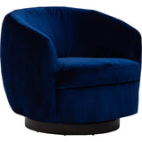 Akita Swivel Chair, Falkirk Royal Blue-Furniture - Chairs-High Fashion Home