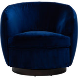 Akita Swivel Chair, Falkirk Royal Blue-Furniture - Chairs-High Fashion Home