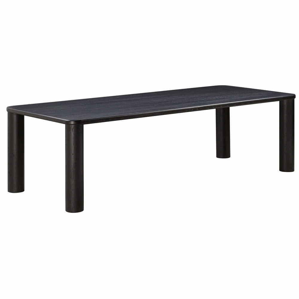 Akola Rectangular Dining Table, Black-Furniture - Dining-High Fashion Home