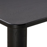 Akola Rectangular Dining Table, Black-Furniture - Dining-High Fashion Home