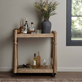 Alamosa Bar Cart, Light Wash-High Fashion Home