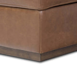 Alec Leather Storage Ottoman