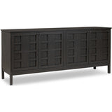 Alessio Sideboard, Smoked Black