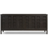 Alessio Sideboard, Smoked Black