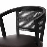 Alexa Desk Chair, Brushed Ebony/Sonoma Black-Furniture - Office-High Fashion Home