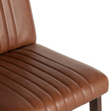 Alice Leather Bar Stool, Sonoman Chestnut-Furniture - Dining-High Fashion Home