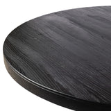 Allandale Round Dining Table, Black-Furniture - Dining-High Fashion Home