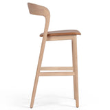 Amare Leather Bar Stool, Sonoma Butterscotch-Furniture - Dining-High Fashion Home