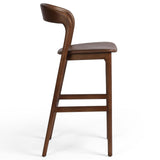 Amare Leather Bar Stool, Sonoma Coco-Furniture - Dining-High Fashion Home