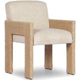 Amur Outdoor Dining Chair, Ellor Beige-High Fashion Home