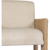 Amur Outdoor Dining Chair, Ellor Beige-High Fashion Home