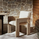 Amur Outdoor Dining Chair, Ellor Beige-High Fashion Home