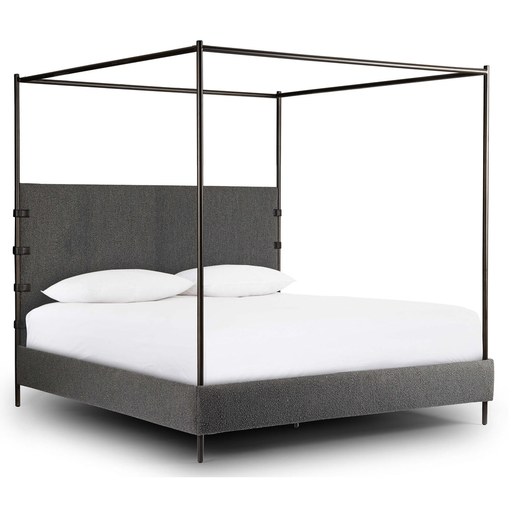 Anderson Canopy Bed, Knoll Charcoal