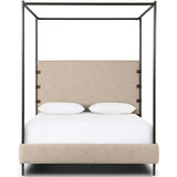 Anderson Canopy Bed, Palm Ecru-Furniture - Bedroom-High Fashion Home