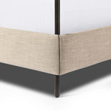 Anderson Canopy Bed, Palm Ecru-Furniture - Bedroom-High Fashion Home