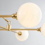 Andrews Chandelier, Aged Brass-Lighting-High Fashion Home