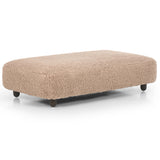 Aniston Rectangular Ottoman, Andes Toast-Furniture - Chairs-High Fashion Home