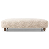 Aniston Rectangular Ottoman, Solema Cream-Furniture - Chairs-High Fashion Home