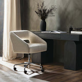 Anne Desk Chair, Lisbon Cream-High Fashion Home