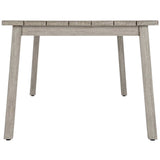 Antibes Outdoor Dining Table, Weathered Teak-Furniture - Outdoor-High Fashion Home