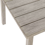 Antibes Outdoor Dining Table, Weathered Teak-Furniture - Outdoor-High Fashion Home