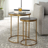 Aragon Nesting Tables, Set of 2-Furniture - Accent Tables-High Fashion Home